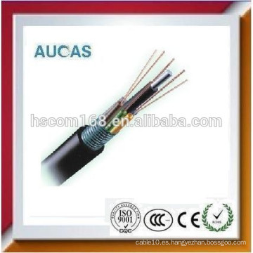 Aucas Direct Burial PE funda Exterior GYXFTY fibra óptica Cable Precio por metro en fibra óptica CATV sistema